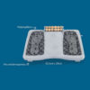 Apoio pes ergolight reliza massageador