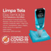 Limpa telas bactericida reliza sem alcool