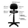 Banco Semi-sentado Ergonômico - Gás / Com Encosto e Backsystem / Corvim - Image 9