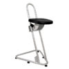 Banco Semi-sentado INOX Especial (áreas limpas) - Ergonômico / Integral Skin - Image 2