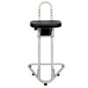 Banco Semi-sentado INOX Especial (áreas limpas) - Ergonômico / Integral Skin